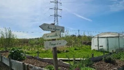Les panneaux des Jardins d’ici